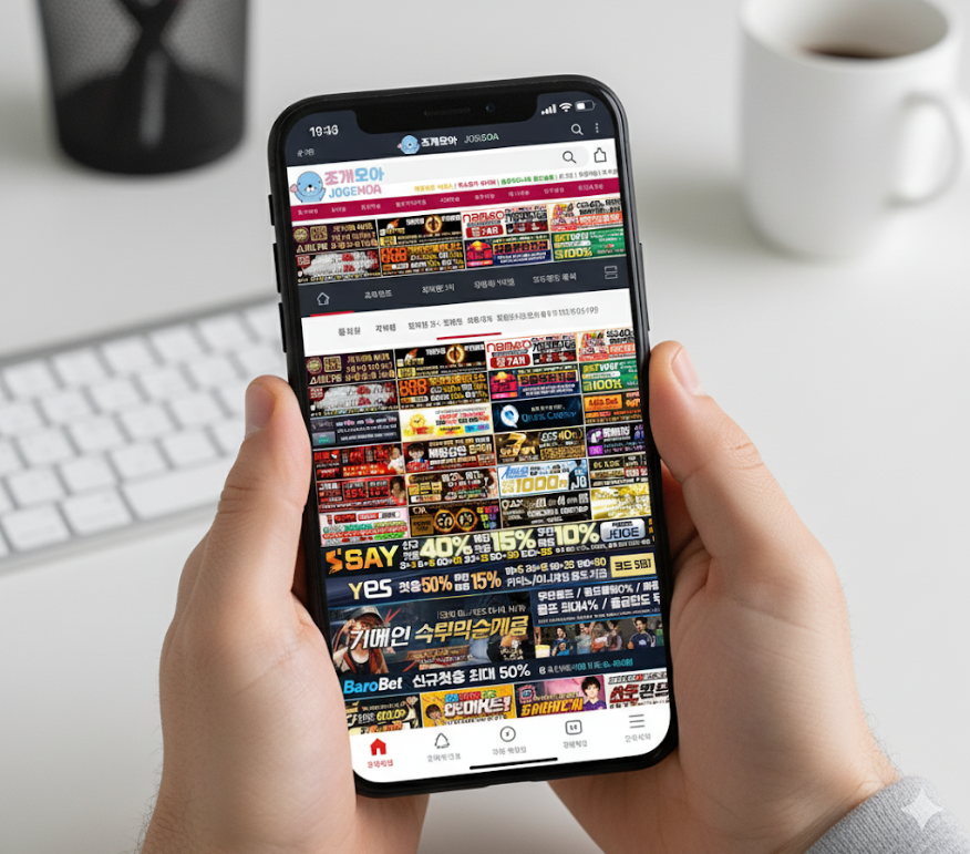 조개모아 모바일 화면 캡처, 스마트폰에서 최적화된 UI와 빠른 로딩을 보여주는 이미지. 조개모아 모바일 화면 캡처, 스마트폰에서 최적화된 UI와 빠른 로딩을 보여주는 이미지.